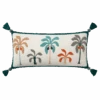Beaded Palm Tree Pillow By Justina Blakeney® X Loloi -Jungalow beadedpalmtreepillow