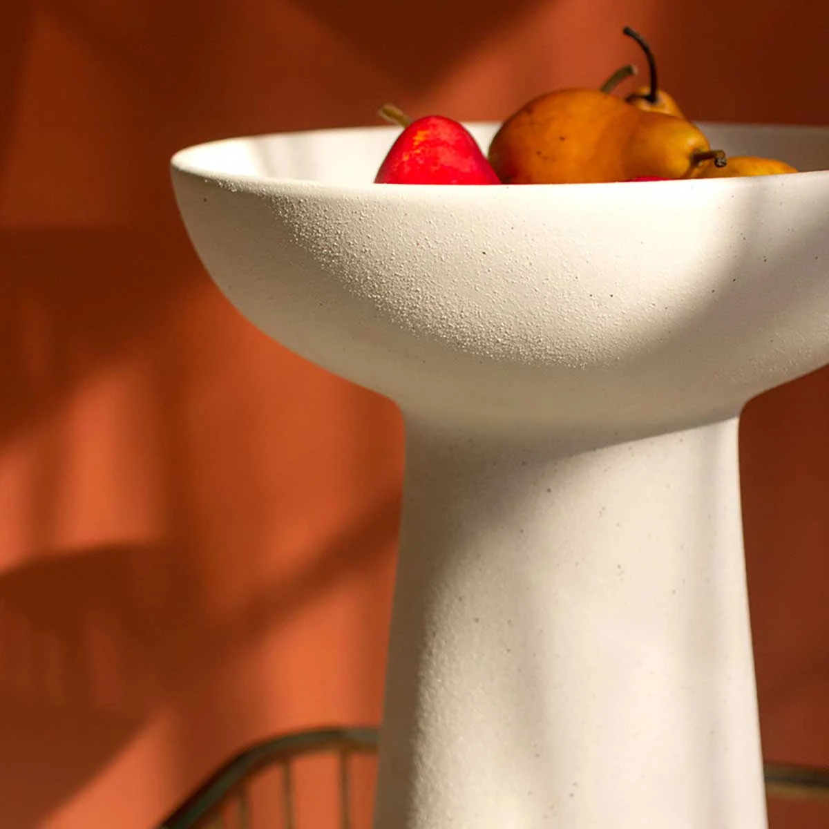 Tall Ceramic Pedestal Bowl 4 Tall Ceramic Pedestal Bowl - Image 2