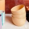 Tierra Bowl Set In Peach By Jungalow® -Jungalow bowls