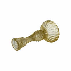 Mustard Yellow Glass Candlestick Holder Set -Jungalow candlestick3 PhotoRoom 3