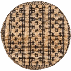 Perdana Jute Stool -Jungalow cbi008 detail top PhotoRoom