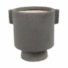 Charcoal Ceramic Planter -Jungalow charcoalplanter1