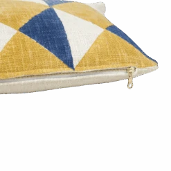 Jiva Block Printed Lumbar Pillow -Jungalow check2 PhotoRoom