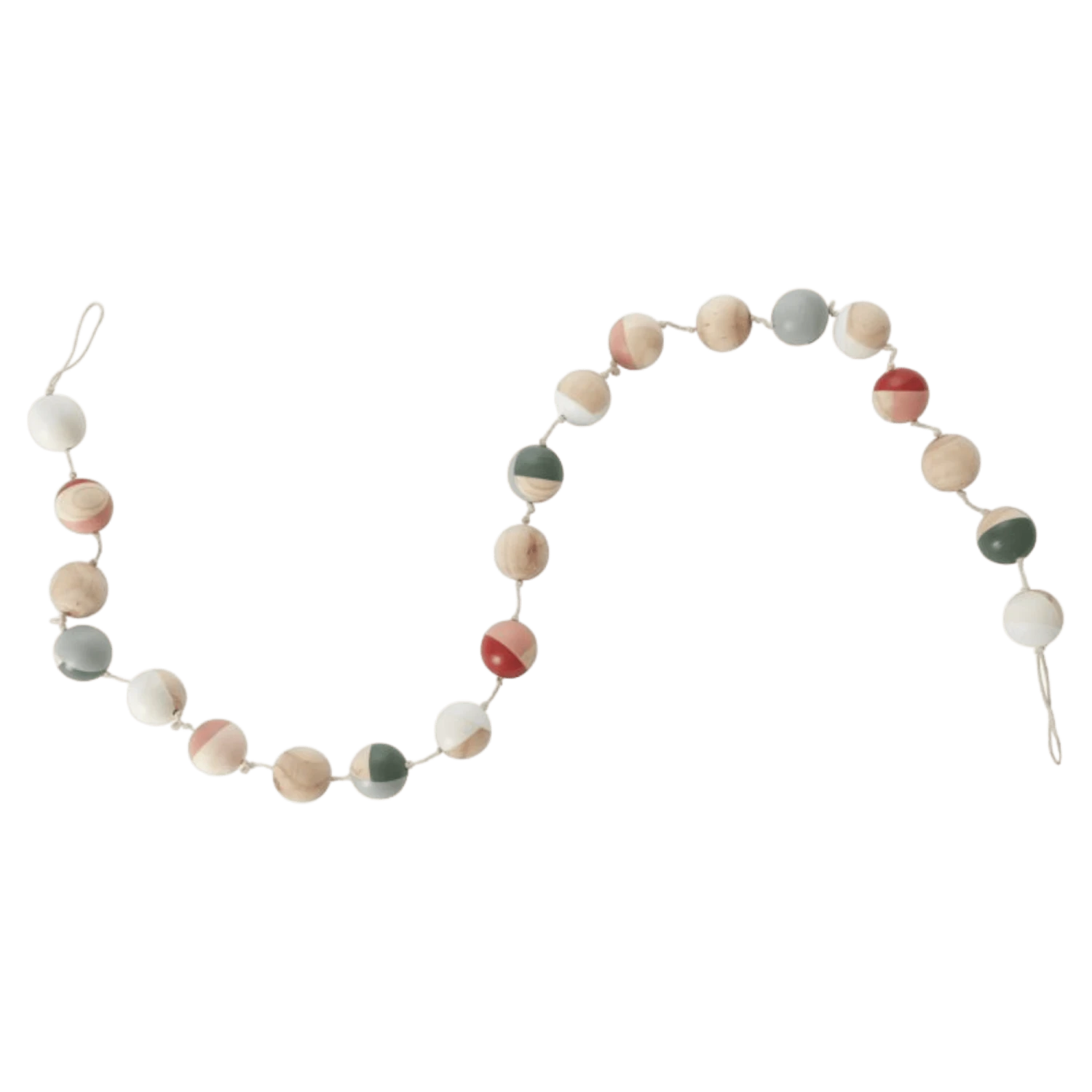 Misa Multicolor Wood Garland 5 Misa Multicolor Wood Garland - Image 3