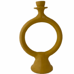 Circle Candle Holder -Jungalow circle candlestick yellow