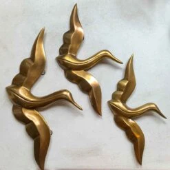 Jungalow Brass Egret Wall Hanging Set By Justina Blakeney™ -Jungalow egret3