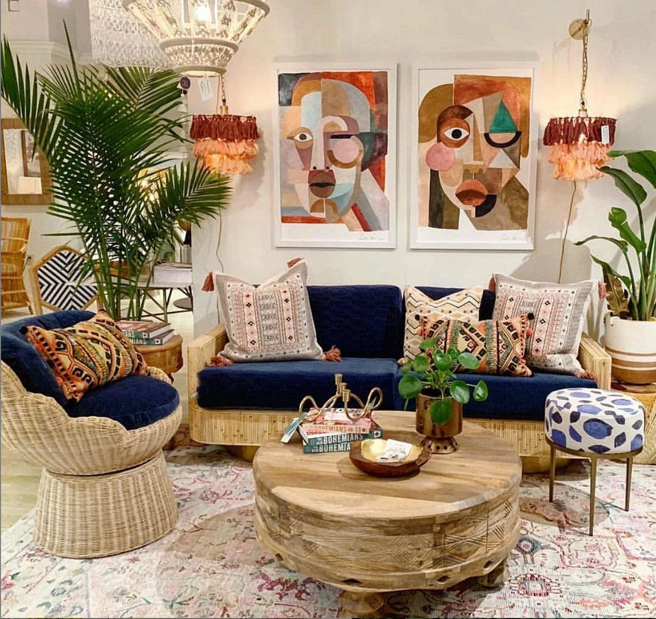 Face 3 Art Print By Justina Blakeney 5 Face 3 Art Print By Justina Blakeney - Image 3