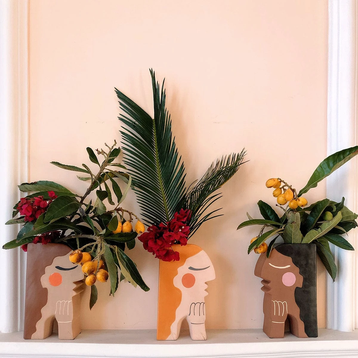 Jungalow Face Bookend Vase By Justina Blakeney™ 6 Jungalow Face Bookend Vase By Justina Blakeney™ - Image 4