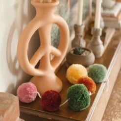 Jungalow Pom Pom Mini Garland By Like A Lion™ -Jungalow garlanddd