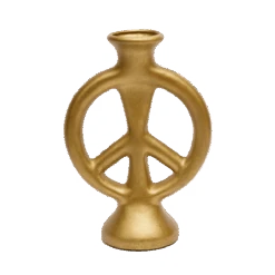 Jungalow Peace Vase By Justina Blakeney™ 26 Jungalow Peace Vase By Justina Blakeney™ -Jungalow gold