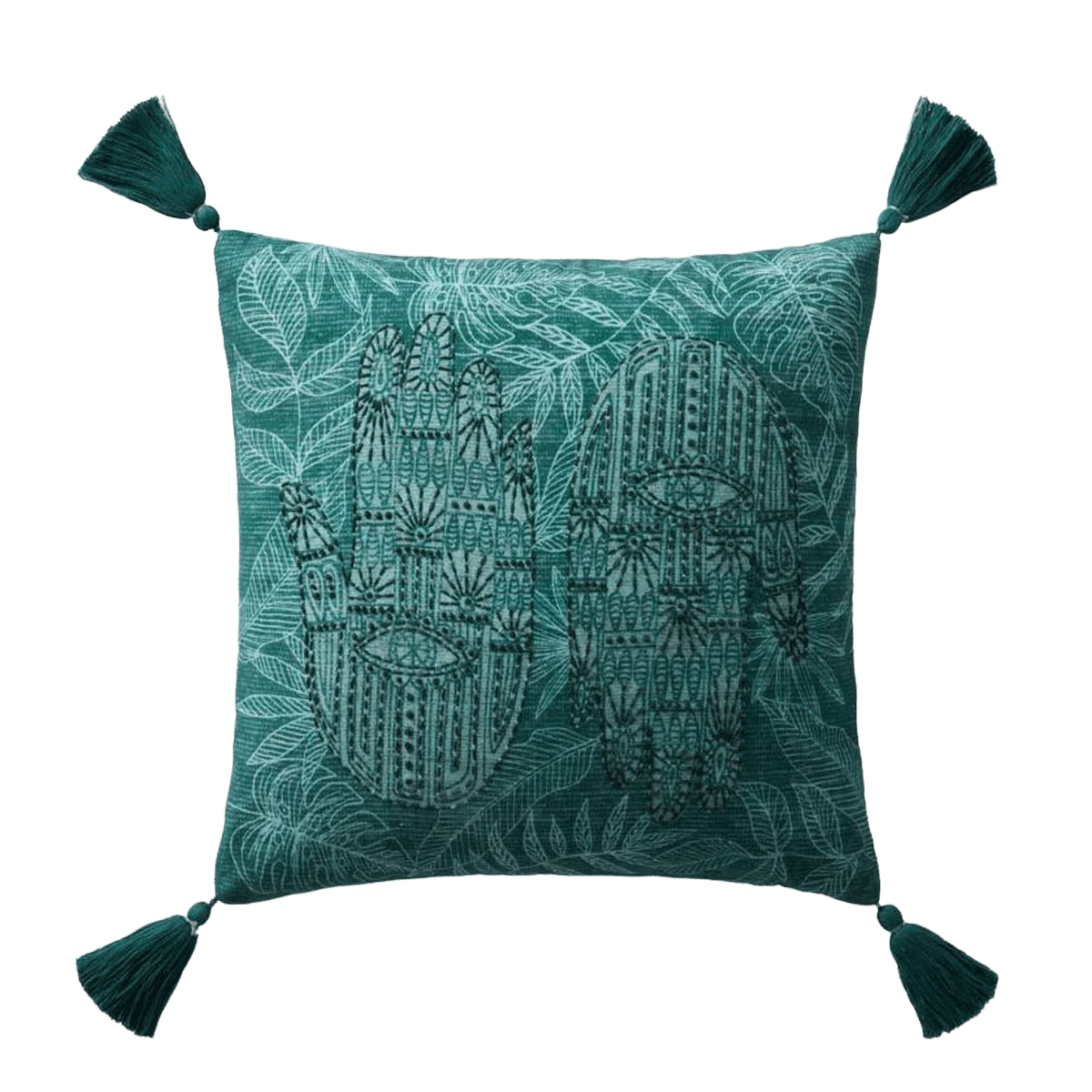 Hamsa Tassel Pillow By Justina Blakeney® X Loloi 3 Hamsa Tassel Pillow By Justina Blakeney® X Loloi