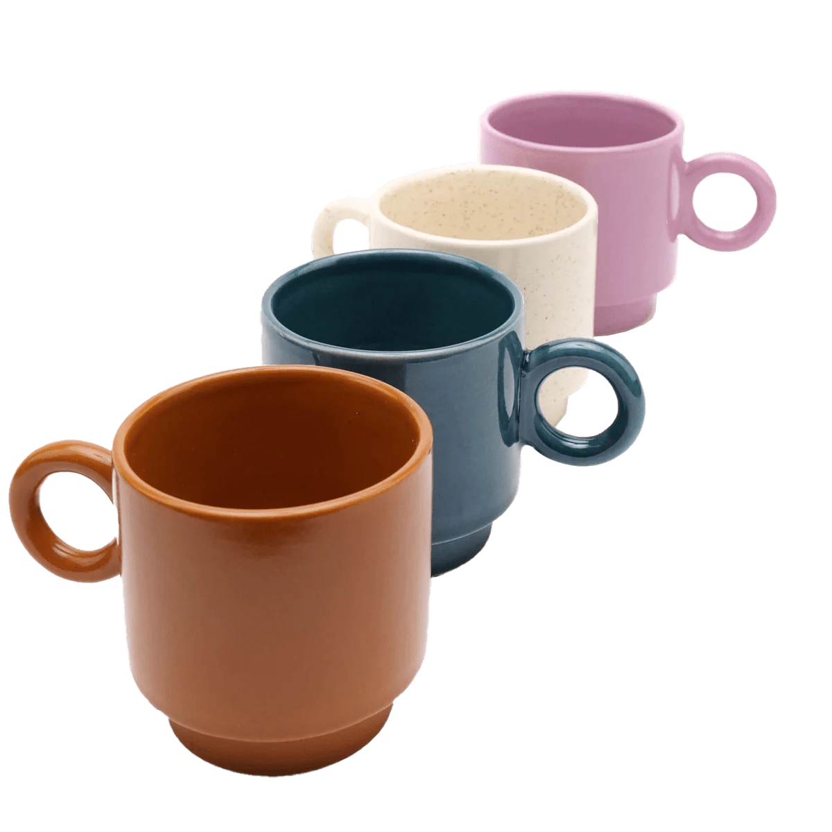 Jungalow Kaya Ceramic Mug Set, Lavender By Justina Blakeney™ 5 Jungalow Kaya Ceramic Mug Set, Lavender By Justina Blakeney™ - Image 3