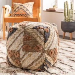 Jute Ratu Pouf -Jungalow lupf001 styleshot 201