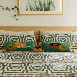 Mar Hook Pillow By Jungalow® -Jungalow mermaidhookpillow