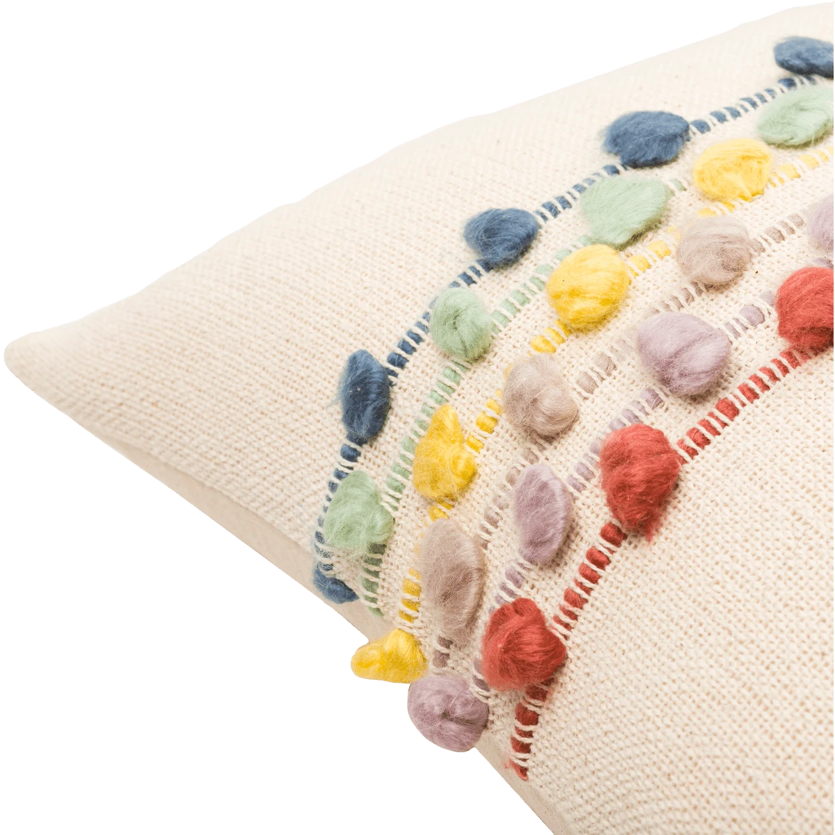 Aziza Lumbar Pillow, Multi-Color 4 Aziza Lumbar Pillow, Multi-Color - Image 2