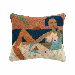 Nude Beach Hook Pillow By Jungalow®