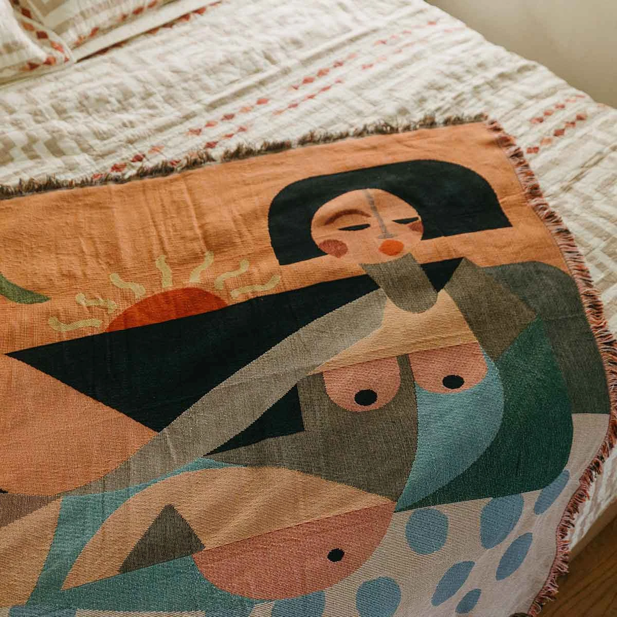 Nude Beach Throw Blanket By Jungalow® 8 Nude Beach Throw Blanket By Jungalow® - Image 6