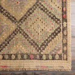 Vintage Mesa Wool Rug -Jungalow ooak1311 front
