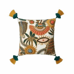 Optimism Ivory Pillow By Justina Blakeney® X Loloi