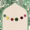 Jungalow Pom Pom Mini Garland By Like A Lion™ -Jungalow pom pom garlands5