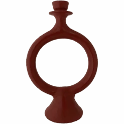 Circle Candle Holder -Jungalow red circle candleholder