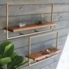 Mango Wood Shelf Set -Jungalow shelfset
