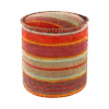 Striped Jute Pouf -Jungalow stripedpouf
