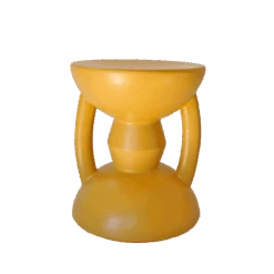 Jungalow Sunflower Mali Hourglass Stool By Justina Blakeney™ -Jungalow sunflowerstool