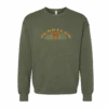 Lotus Crewneck Sweatshirt, Military Green By Jungalow® -Jungalow sweatshirt lotus