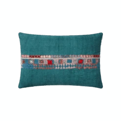 Teal Campo Pillow By Justina Blakeney® X Loloi