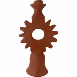 Sun Candle Holder -Jungalow terracotta sun candlestick holder