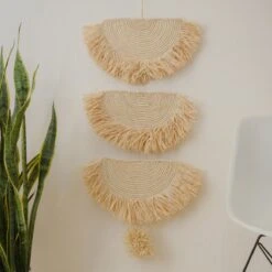 Natural Raffia Wall Hanging