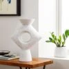 Light Grey Putra Vase -Jungalow yag007 styleshot 201